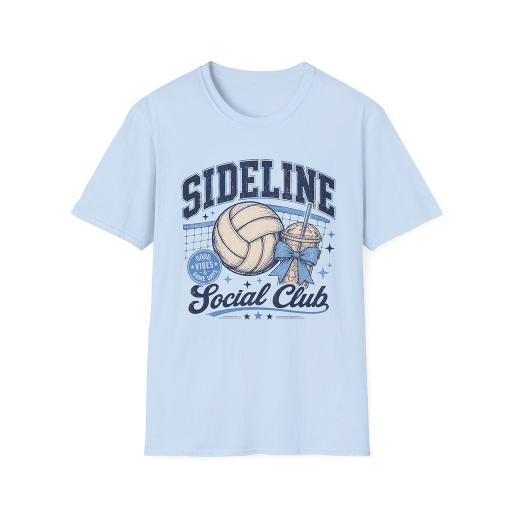 Sideline Social Club  — Vintage Volleyball Tee