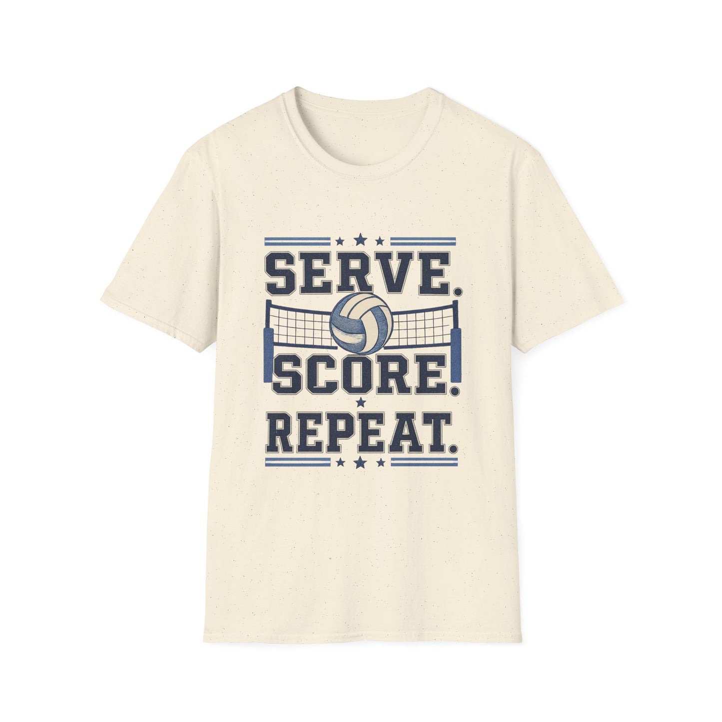 Serve. Score! Repeat. Volleyball T-Shirt