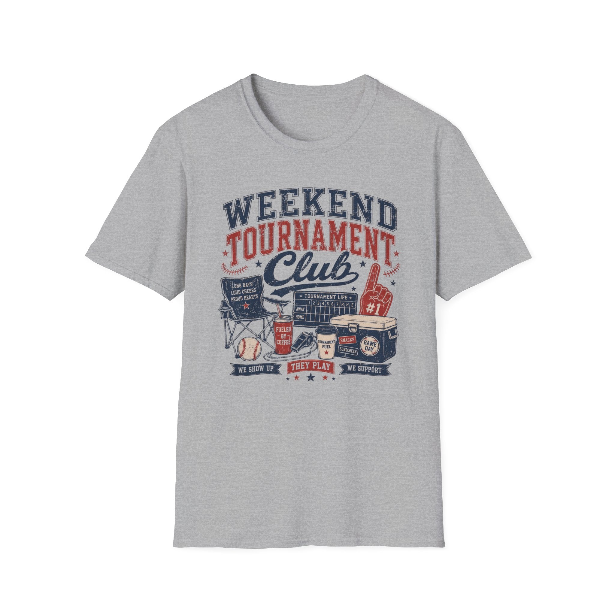 Weekend Tournament Club — Vintage Baseball Tee