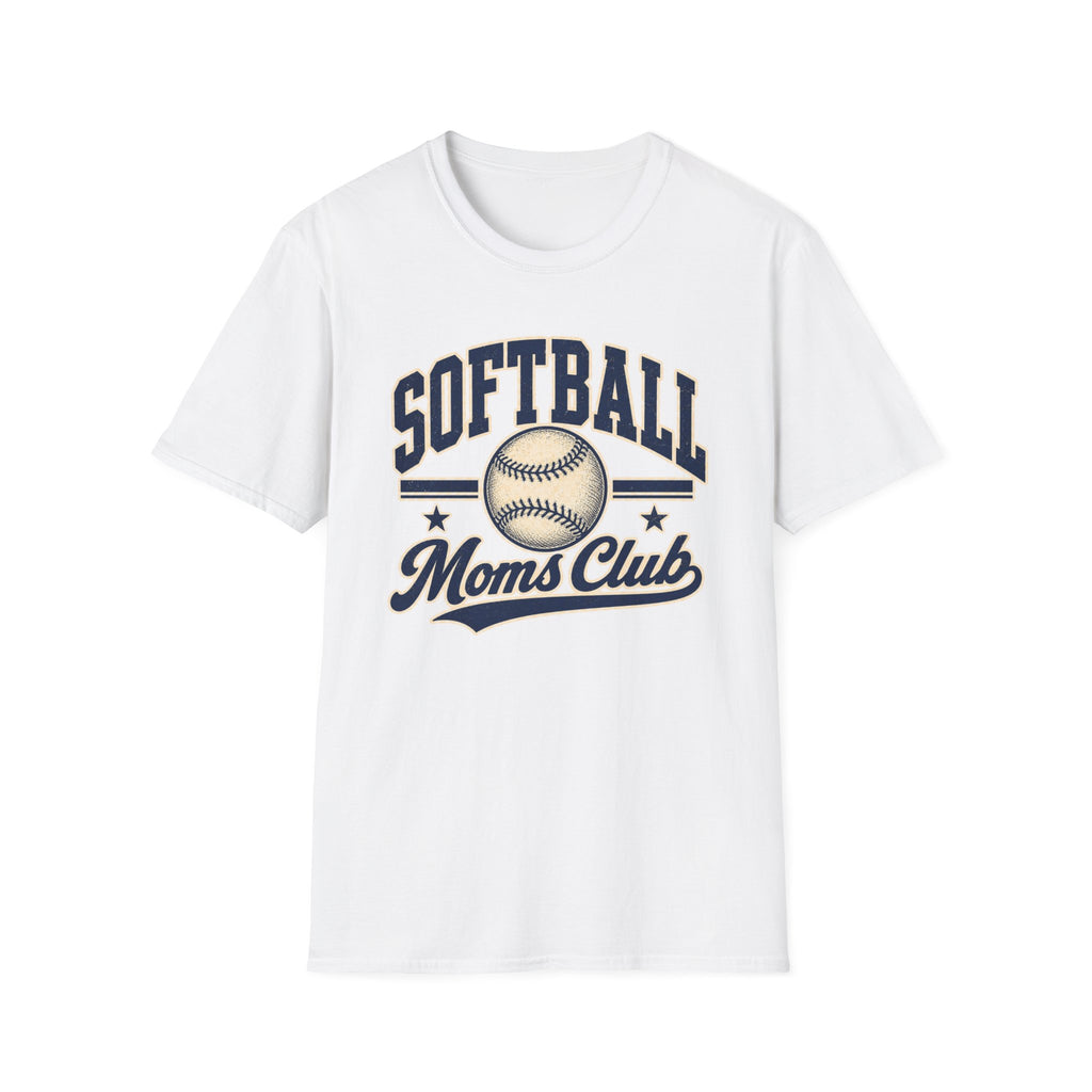 Softball Moms Club - Vintage Mom Tee