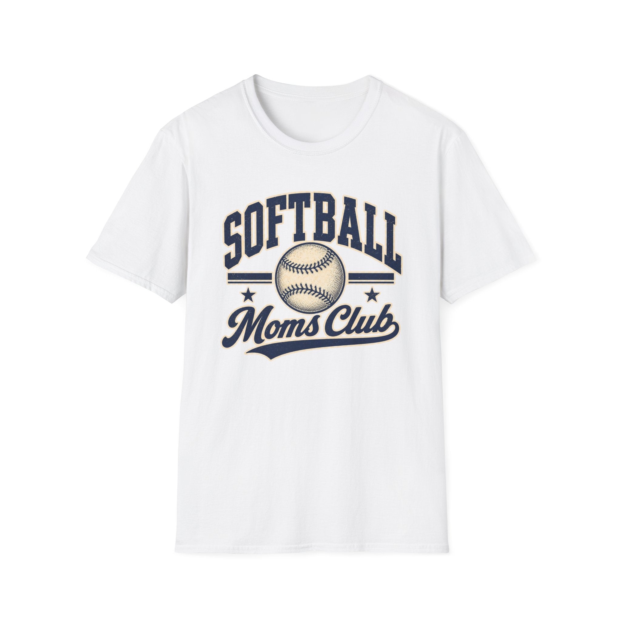 Softball Moms Club - Vintage Mom Tee