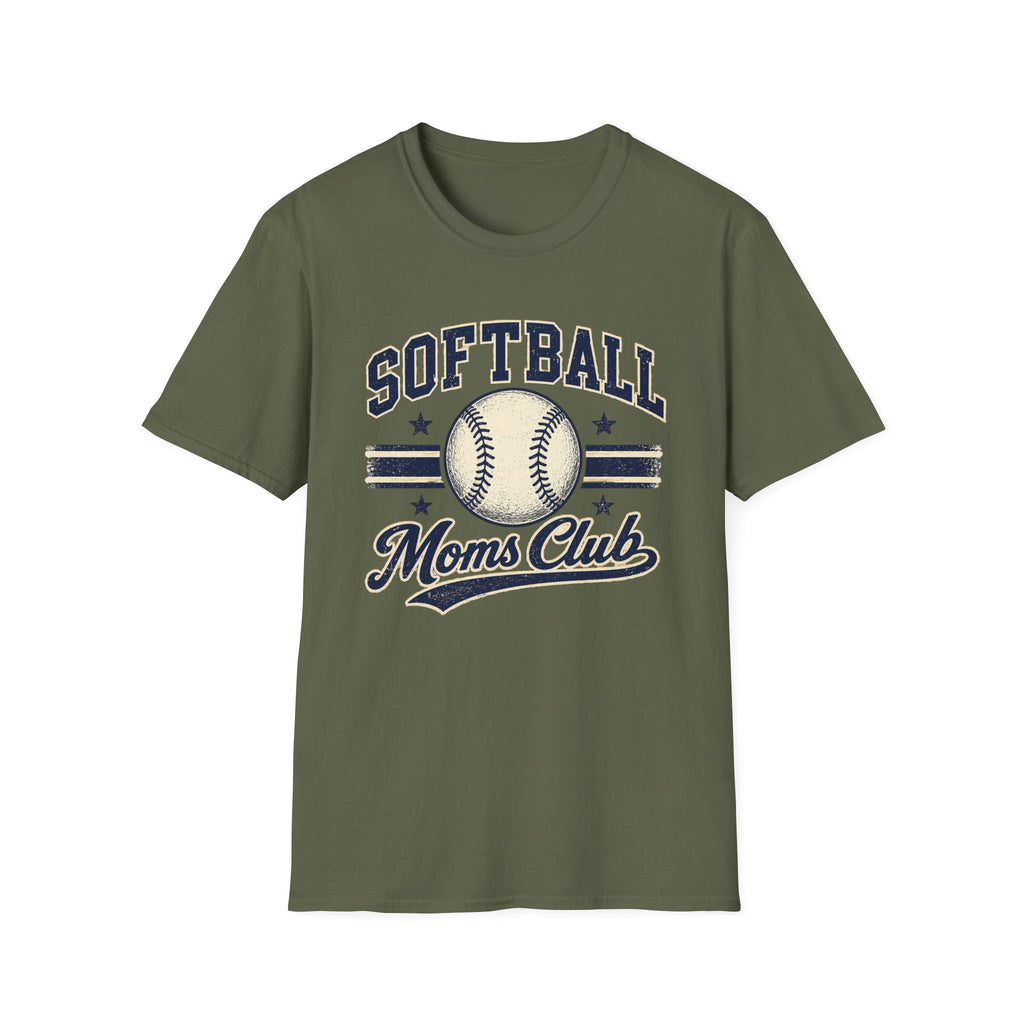 Softball Moms Club — Vintage Softball Tee