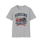 Sideline Social Club — Vintage Football Tee Red
