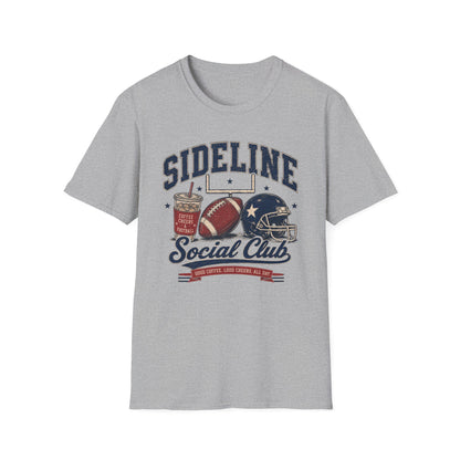 Sideline Social Club Football T-Shirt