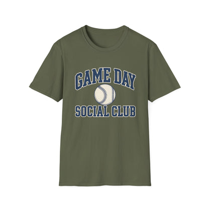 Game Day Social Club Baseball T-Shirt