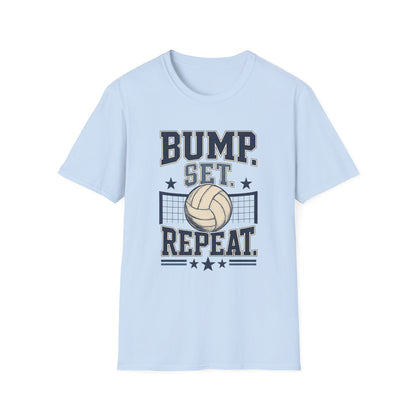 Bump. Set. Repeat. Volleyball T-Shirt