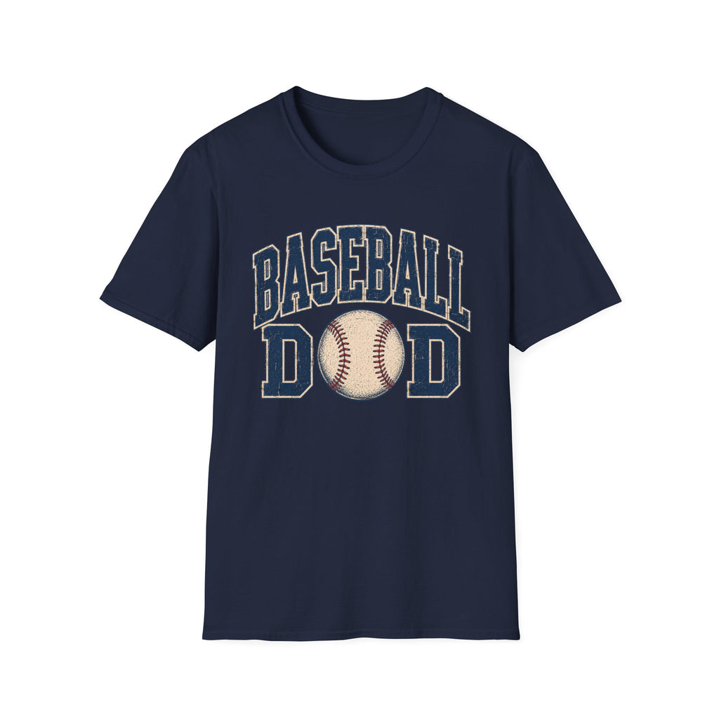 Baseball Dad - Vintage Tee for Dads