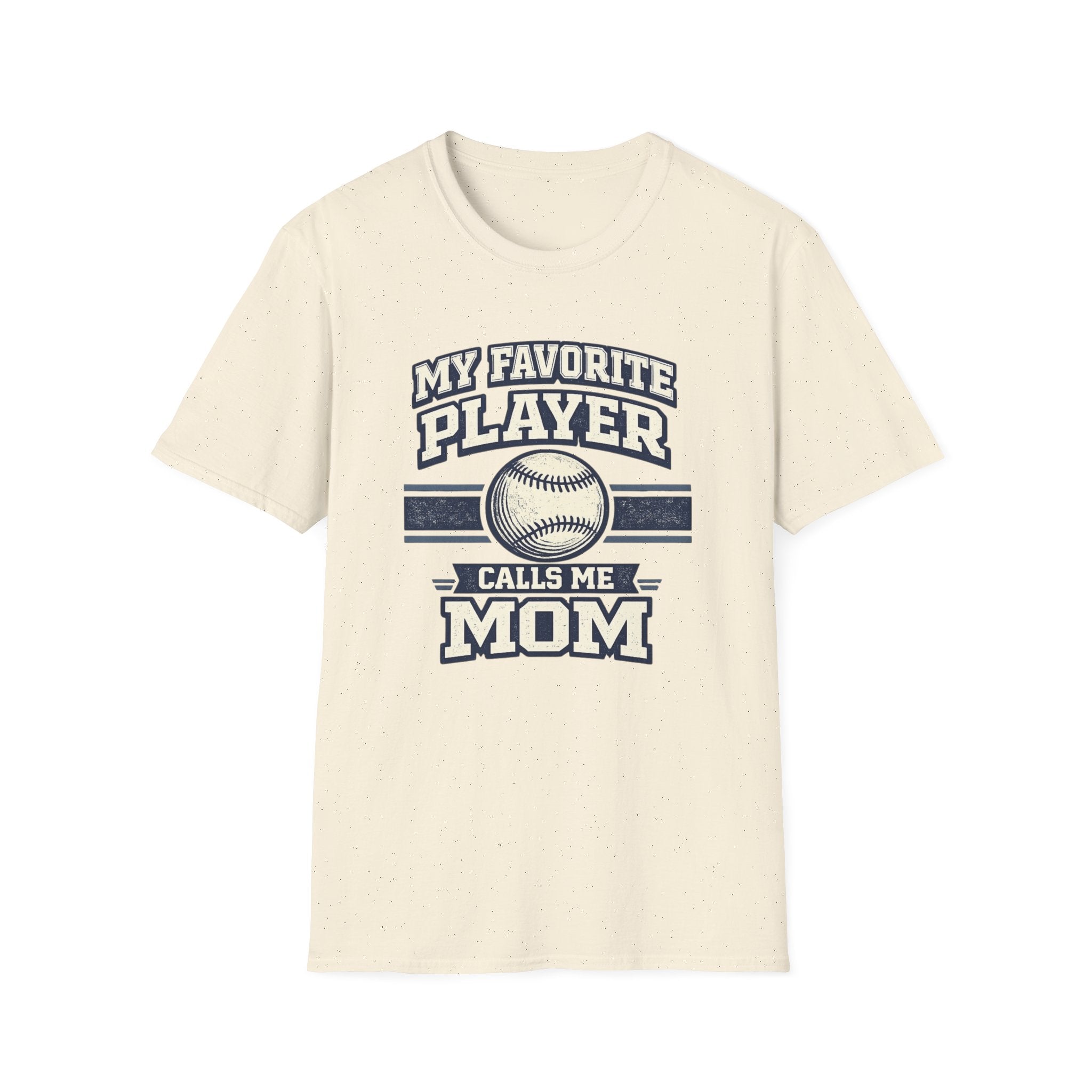 'My Favorite Player Calls Me Mom' - Vintage Softball Tee