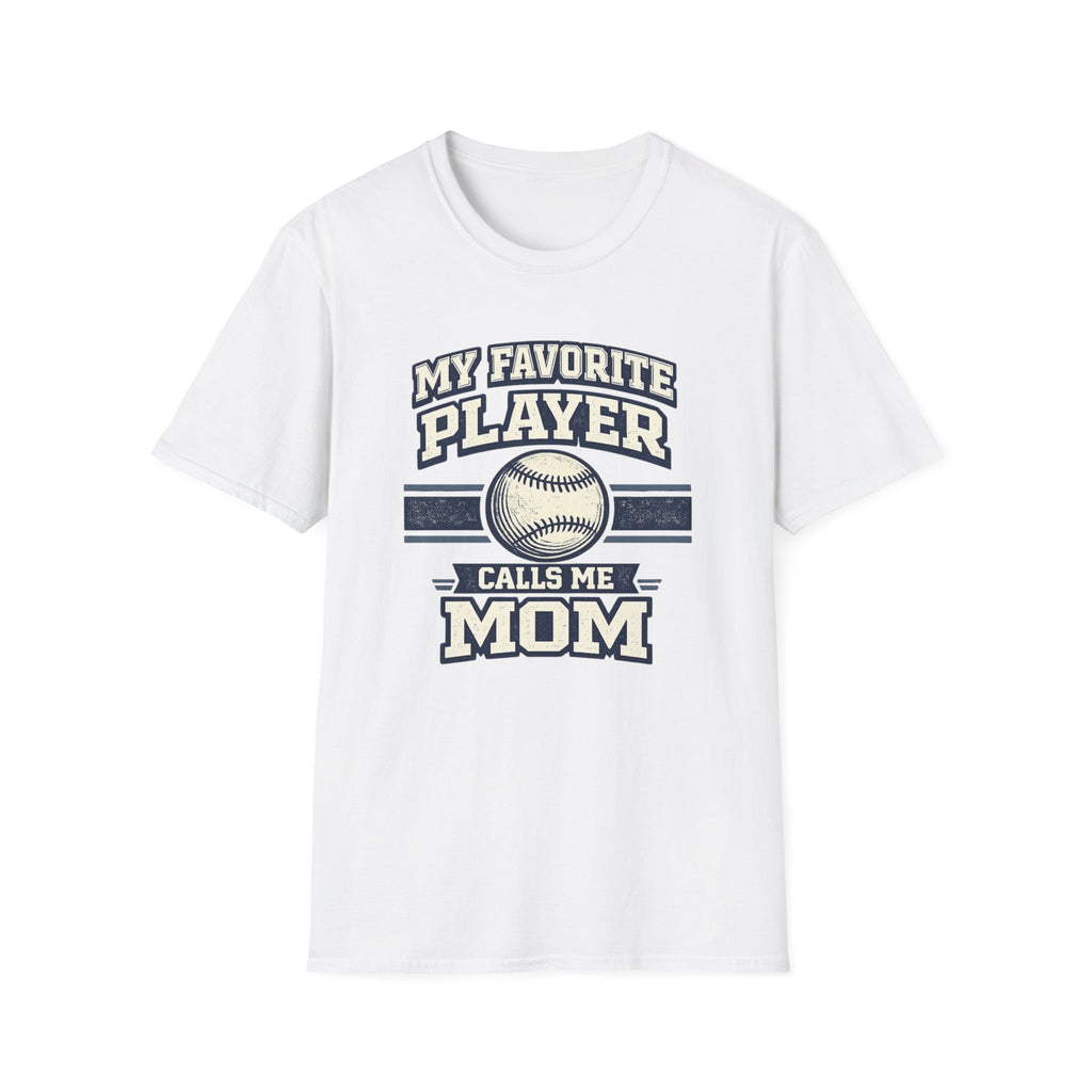 'My Favorite Player Calls Me Mom' - Vintage Softball Tee