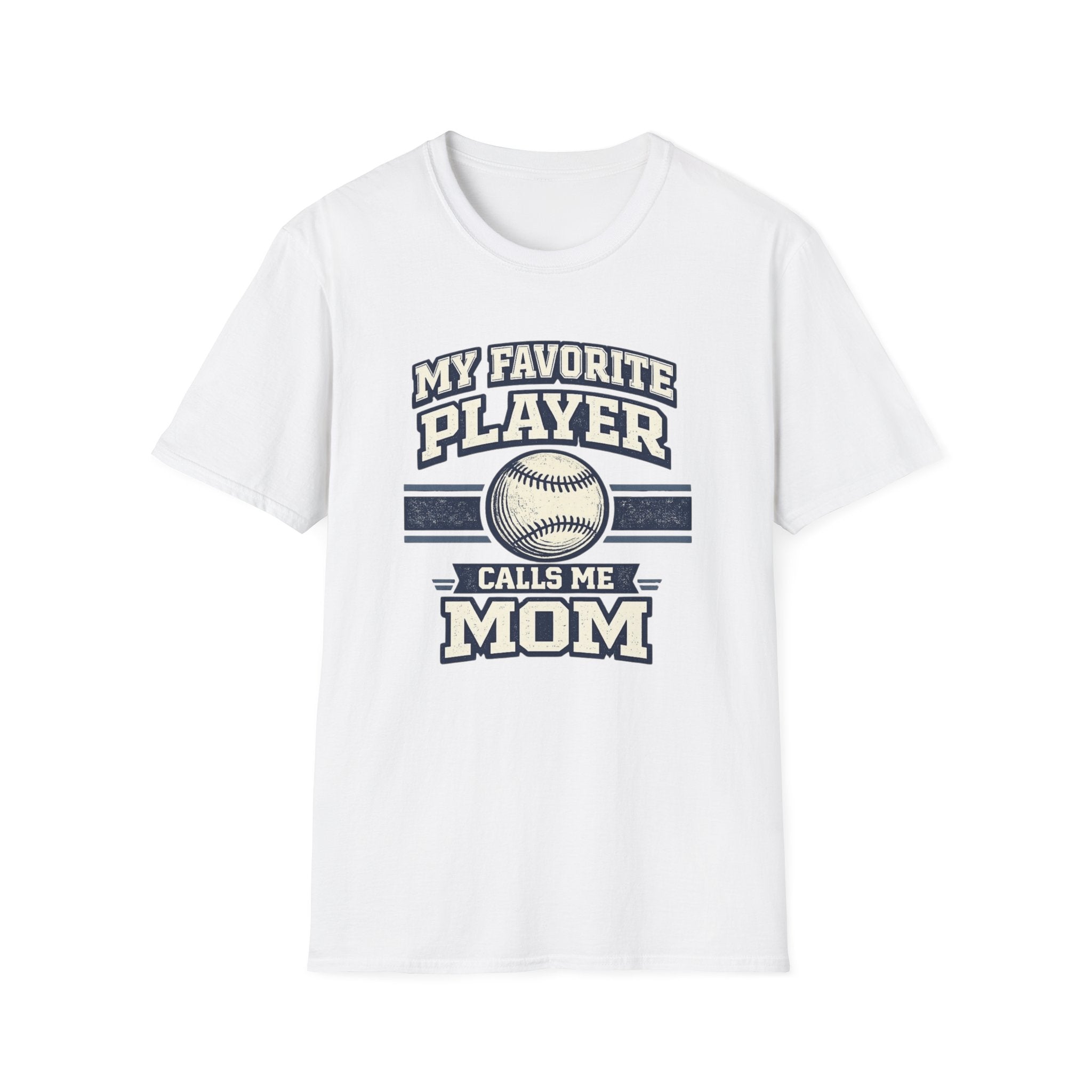 'My Favorite Player Calls Me Mom' - Vintage Softball Tee