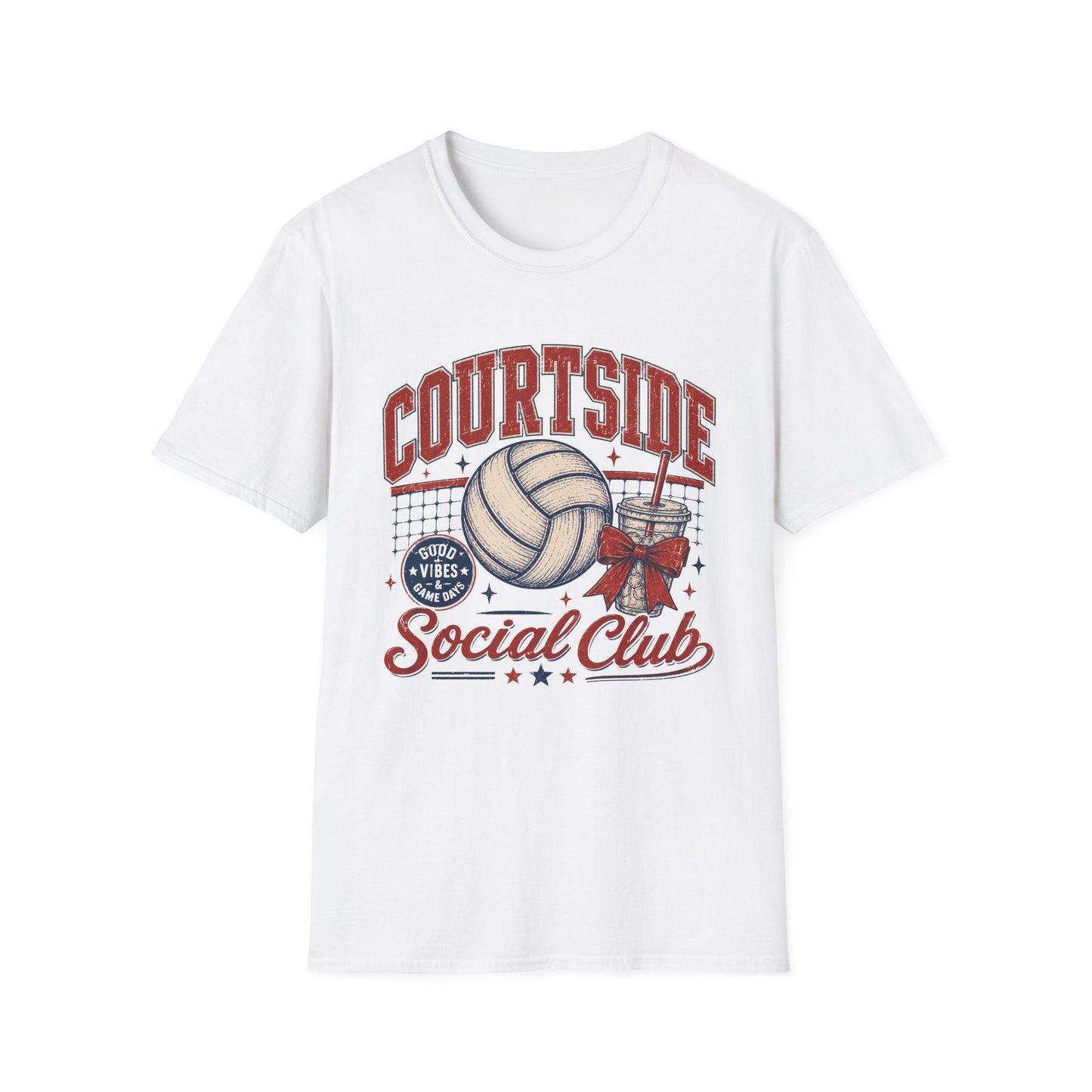 Courtside Social Club Volleyball T-Shirt