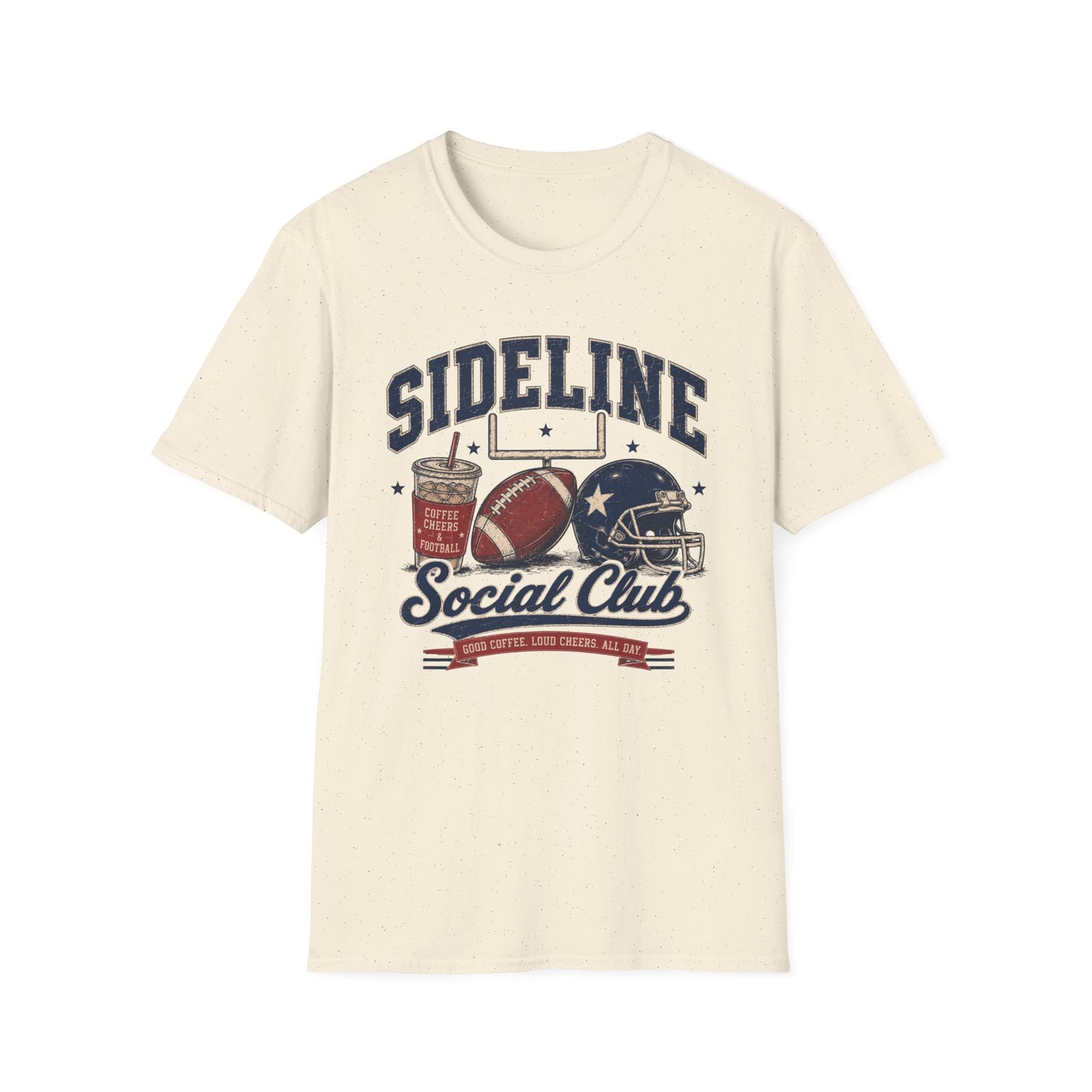 Sideline Social Club Football T-Shirt