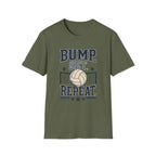 'Bump. Set. Repeat.' - Vintage Volleyball Tee