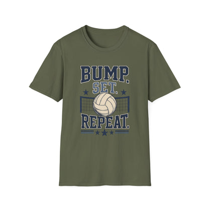 Bump. Set. Repeat. Volleyball T-Shirt