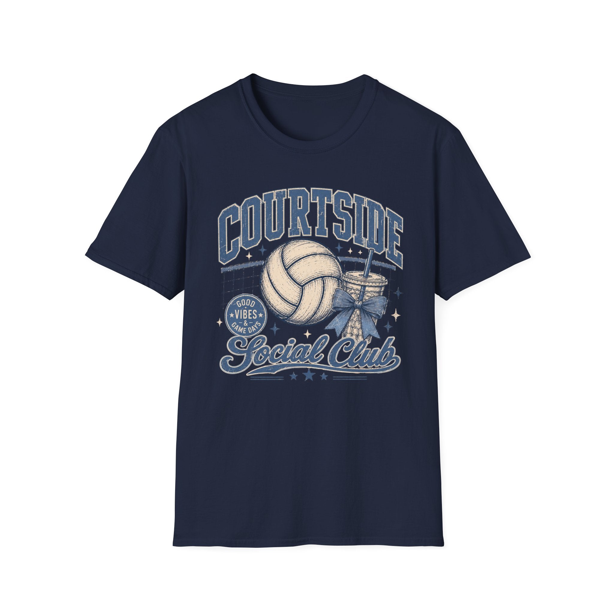 Courtside Social Club — Vintage Volleyball Tee