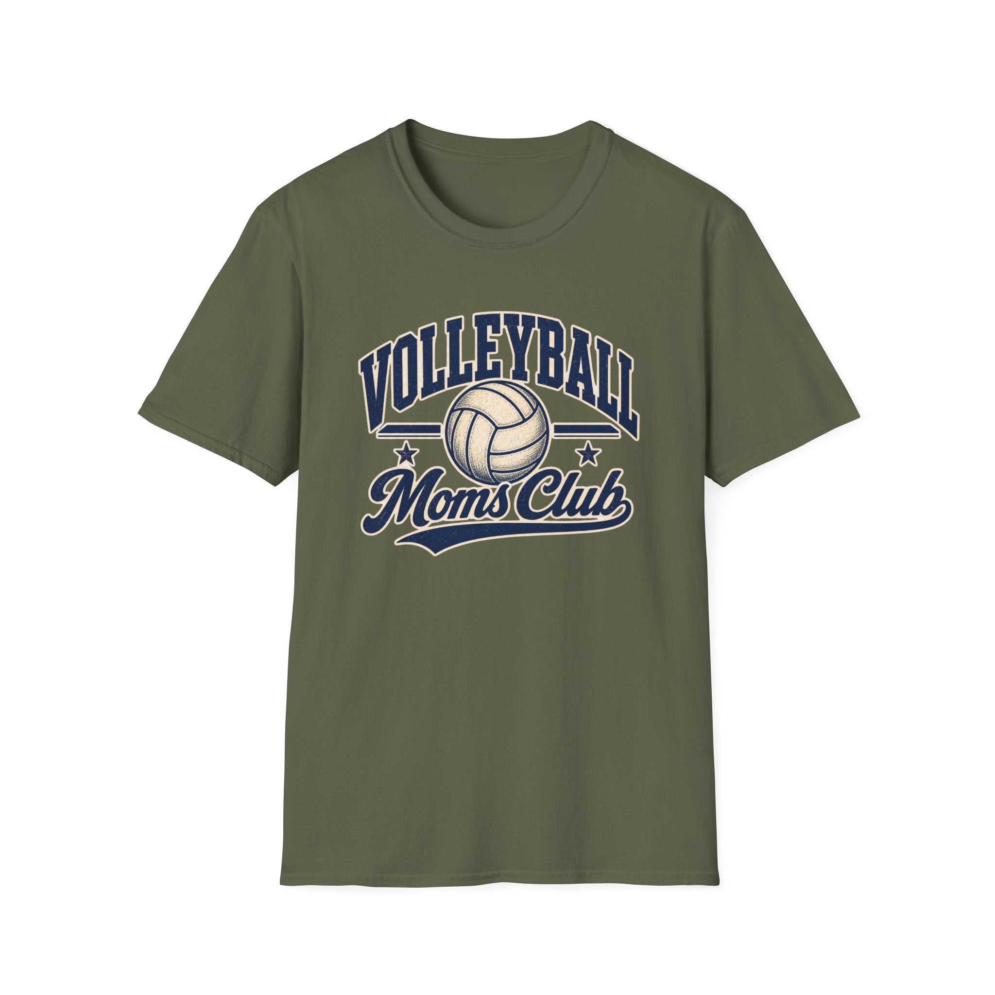 Volleyball Moms Club -  Vintage Mom Tee