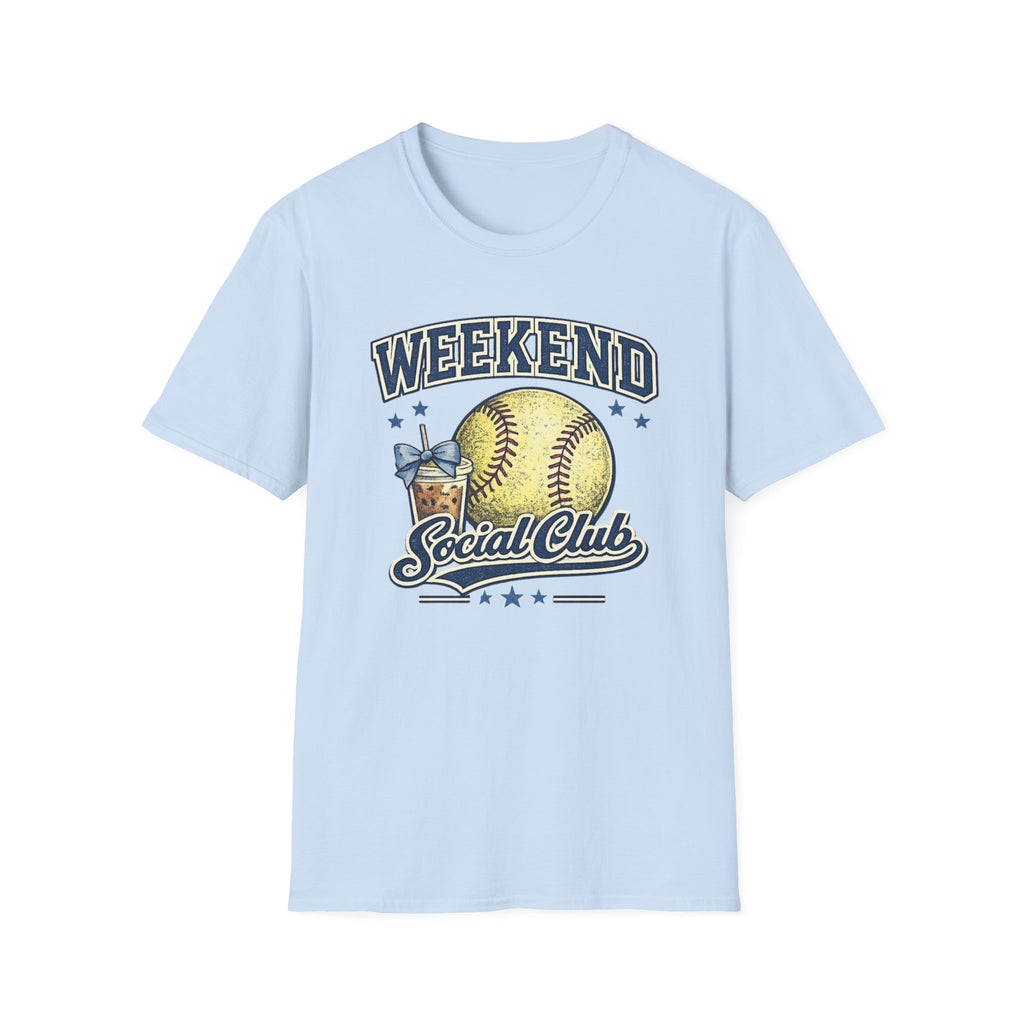 Weekend Social Club -Vintage Softball Tee