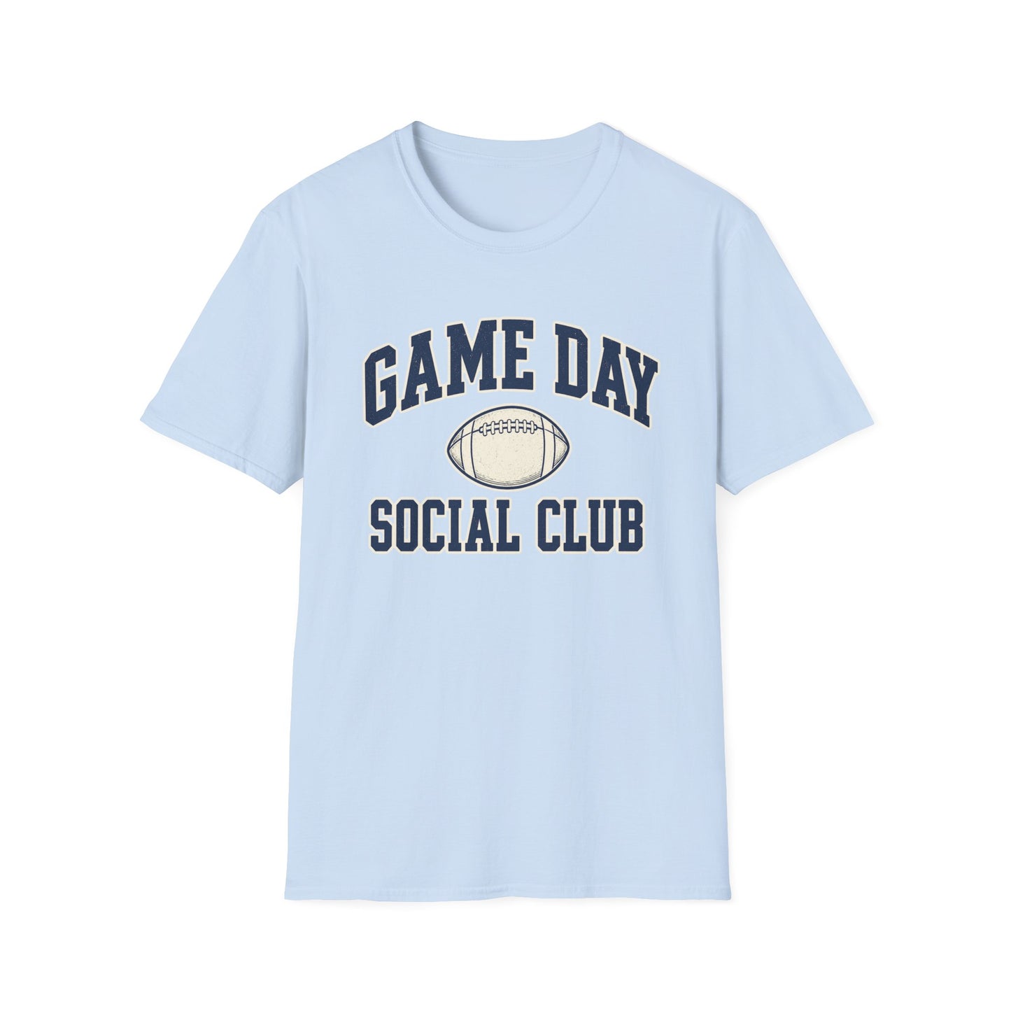 Game Day Social Club Football T-Shirt