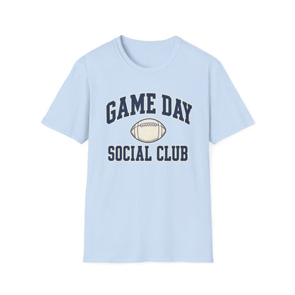 Game Day Social Club Football T-Shirt