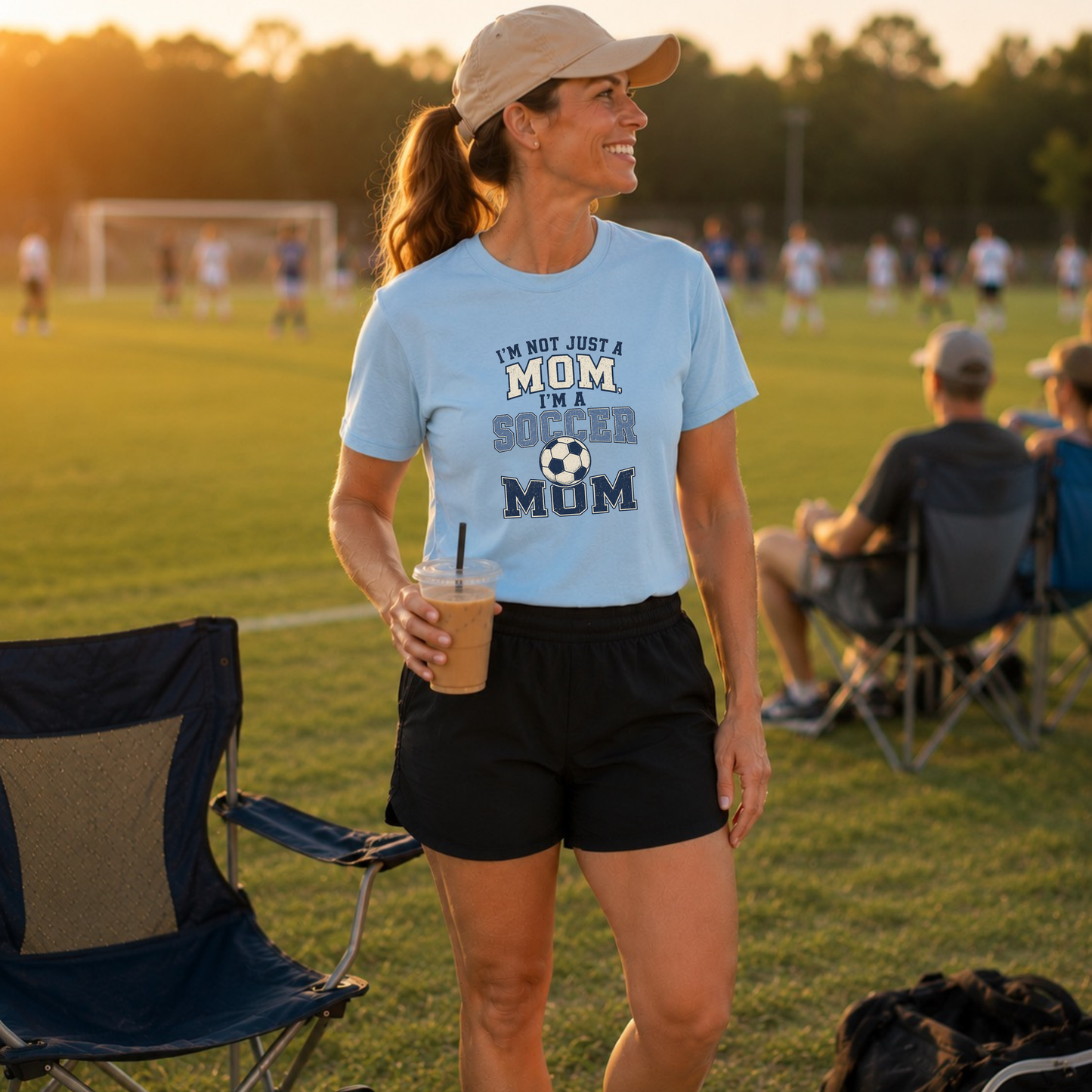 I’m Not Just a Mom Soccer Mom T-Shirt