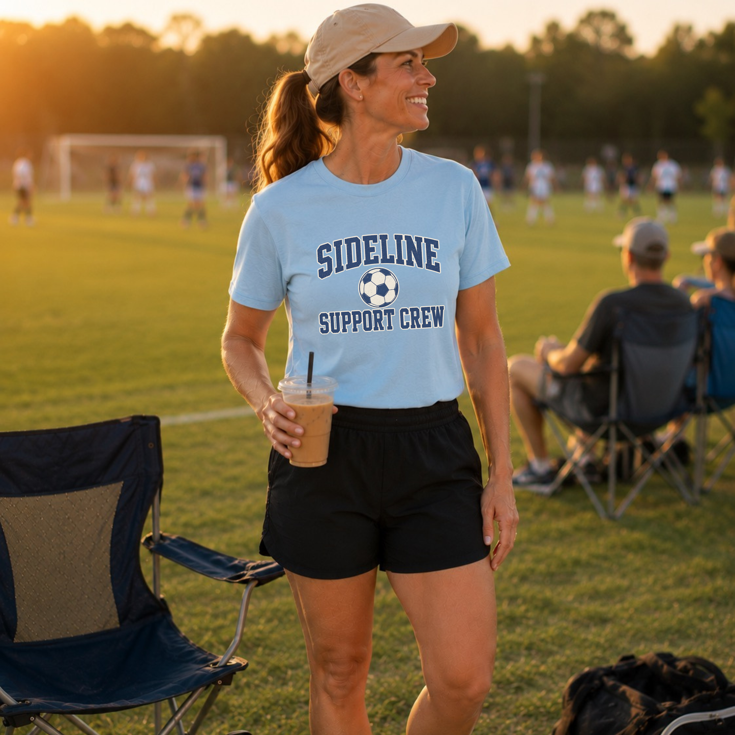 Sideline Support Crew - Soccer T-Shirt