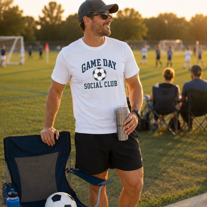 Game Day Social Club Soccer T-Shirt