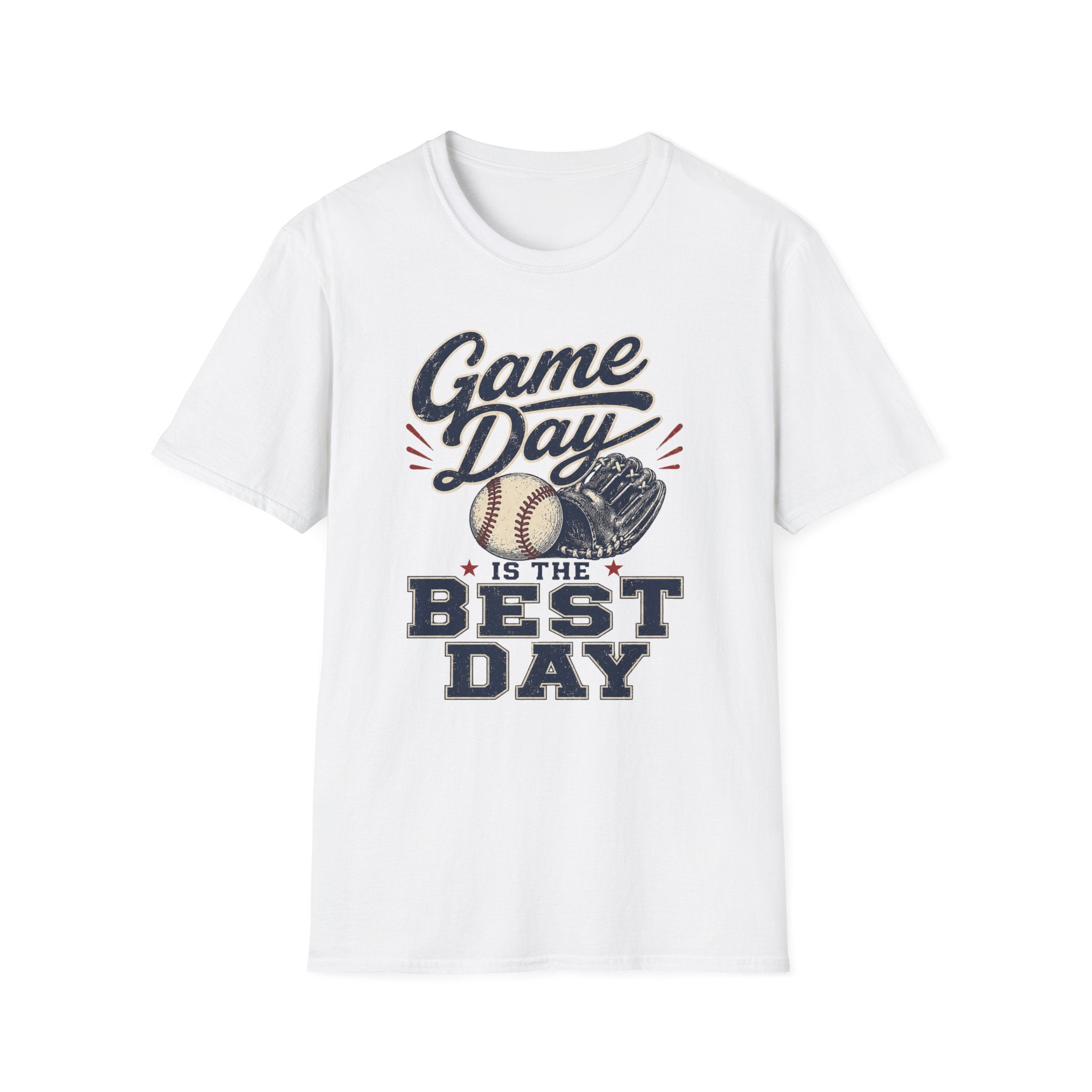 "Game Day is the Best Day" Vintage Softball Tee