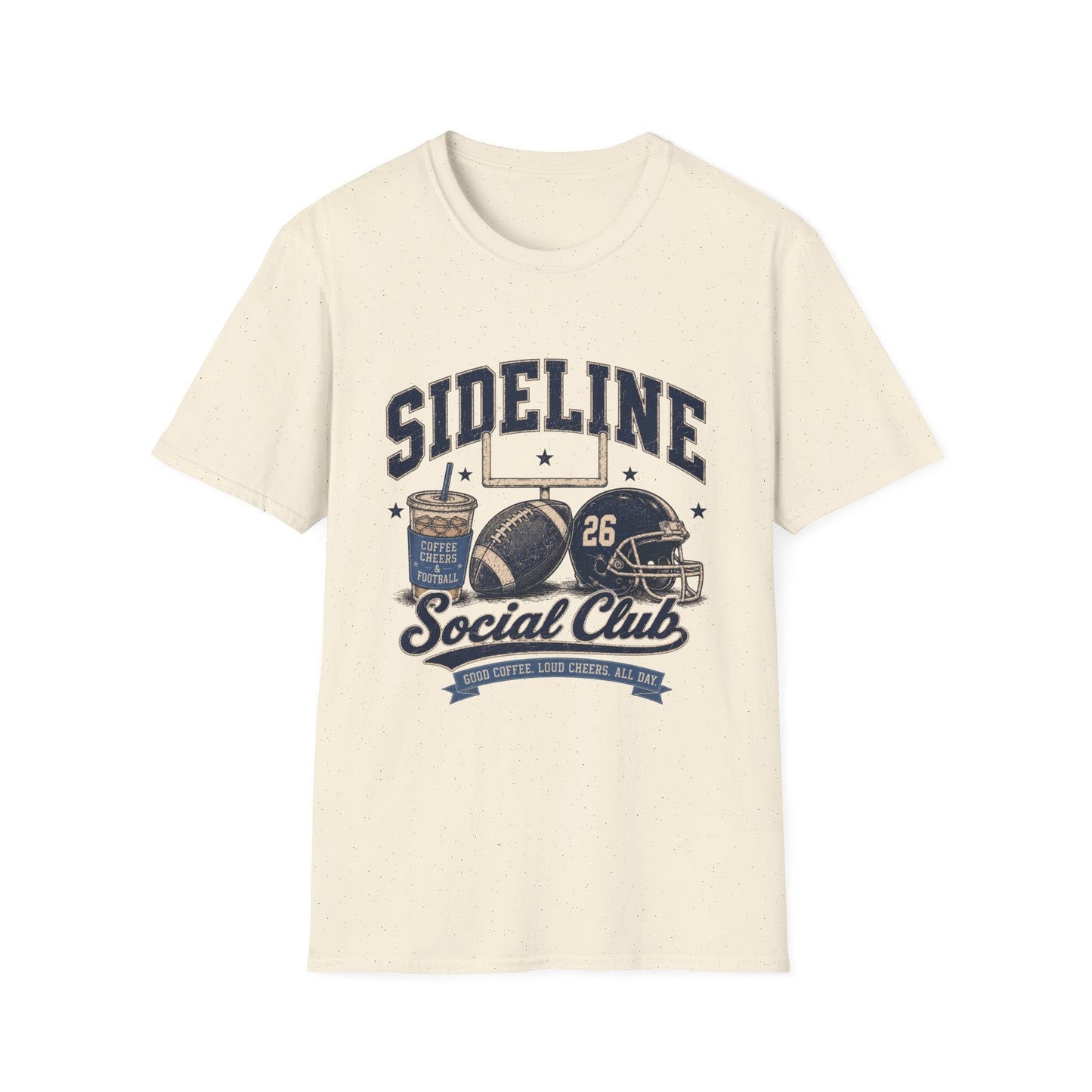 Sideline Social Club Football T-Shirt