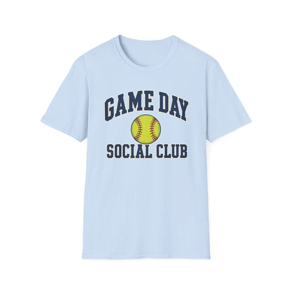 Game Day Social Club Softball T-Shirt