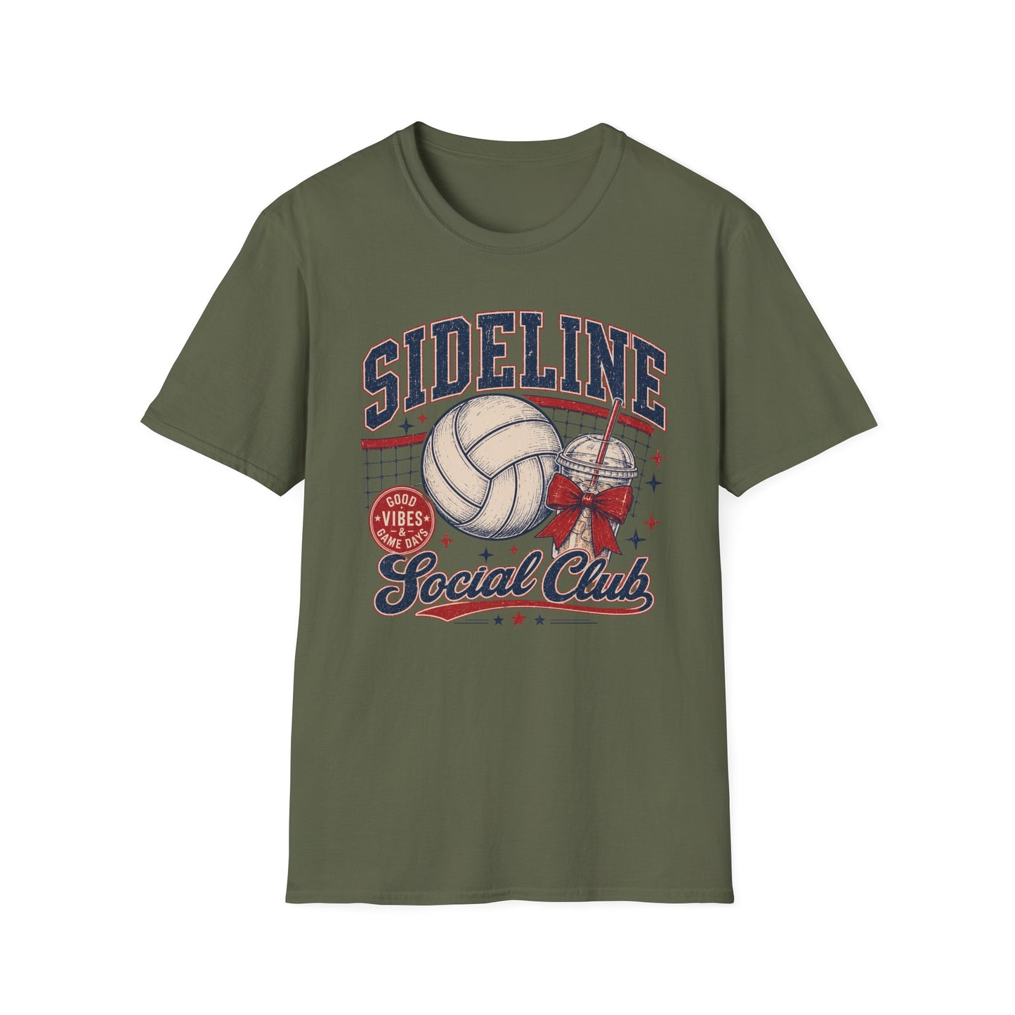 Sideline Social Club Volleyball T-Shirt