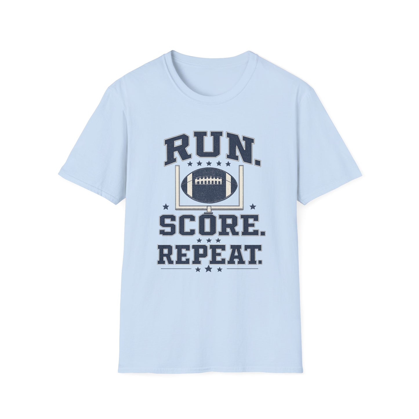 Run. Score. Repeat. Football T-Shirt