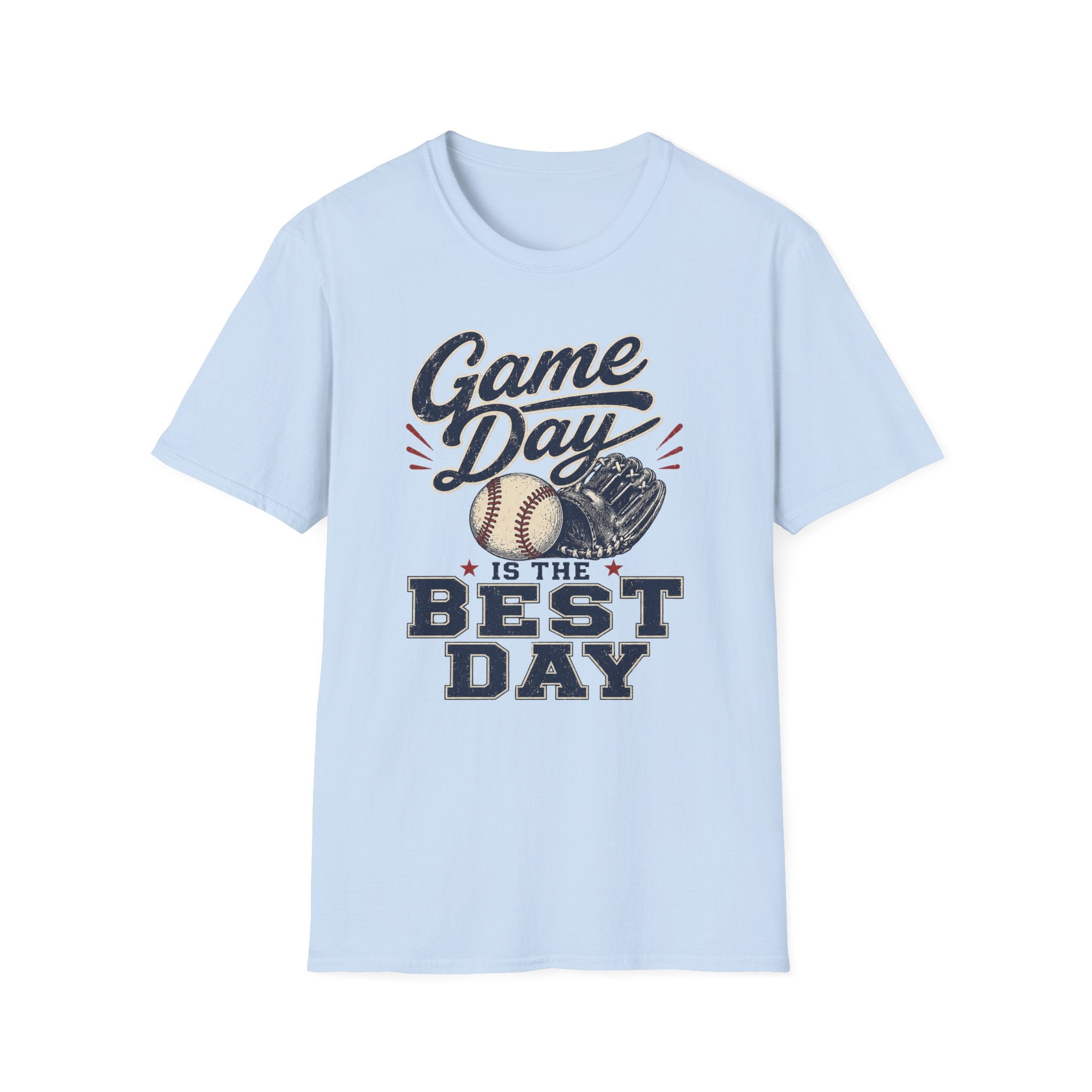 "Game Day is the Best Day" Vintage Softball Tee