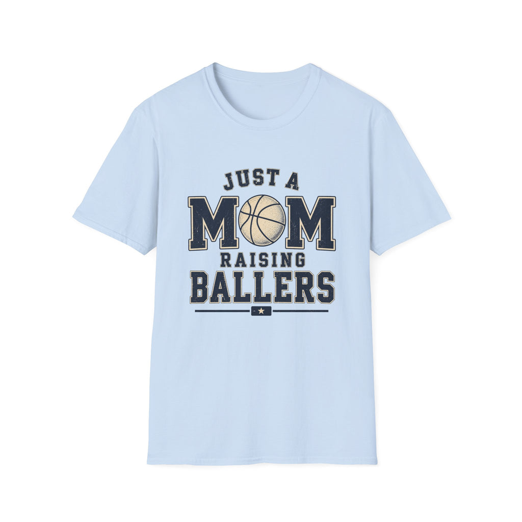 Mom Raising Ballers - Vintage Mom Tee
