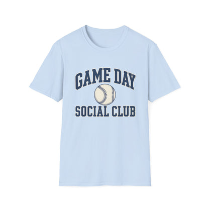 Game Day Social Club Baseball T-Shirt