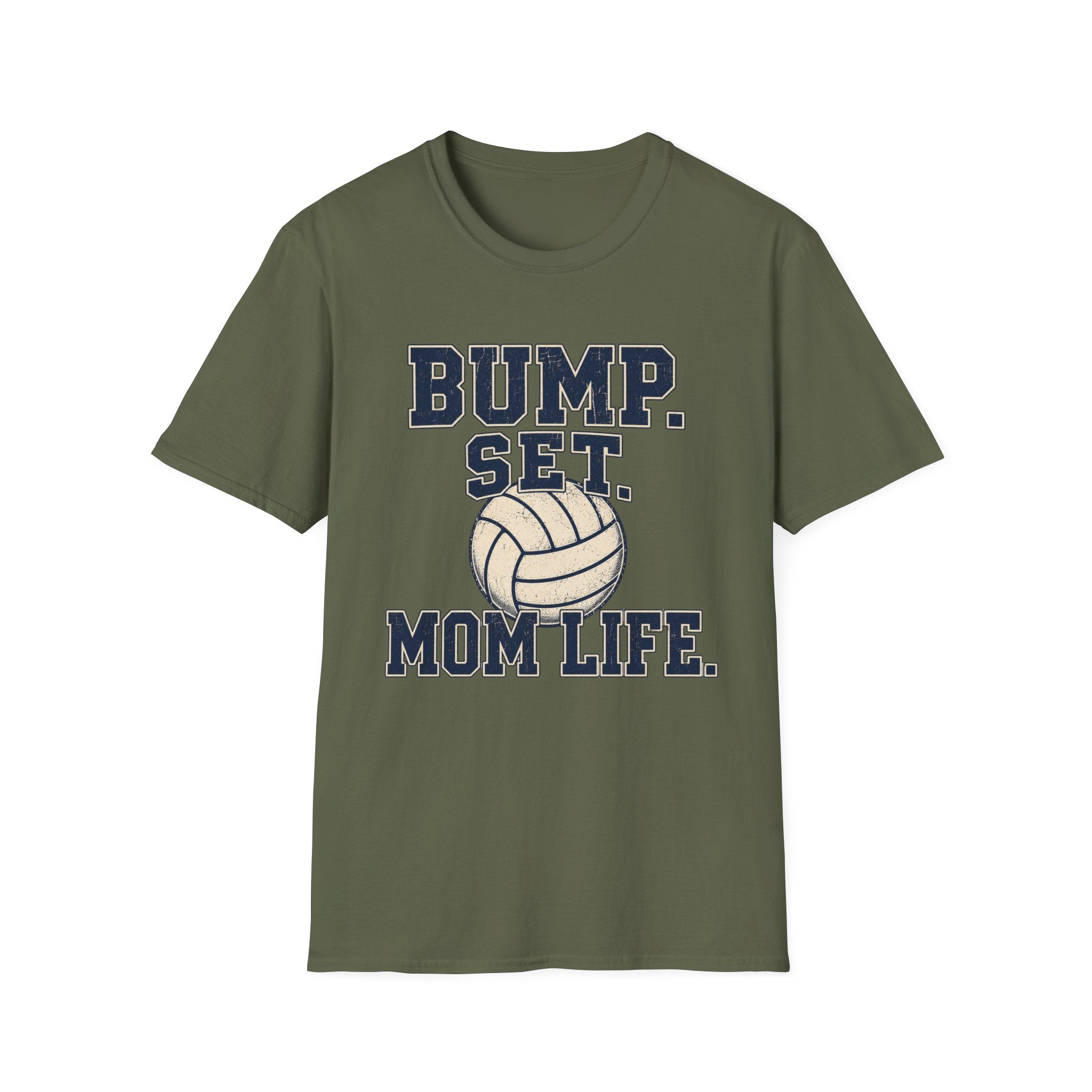Bump. Set. Mom Life. - Vintage Volleyball Tee