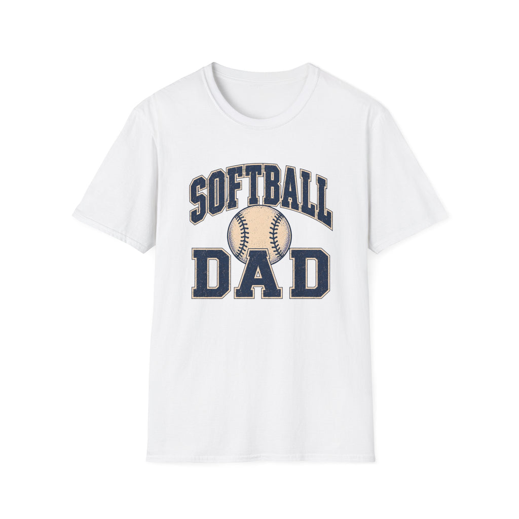 Softball Dad - Vintage Dad Tee
