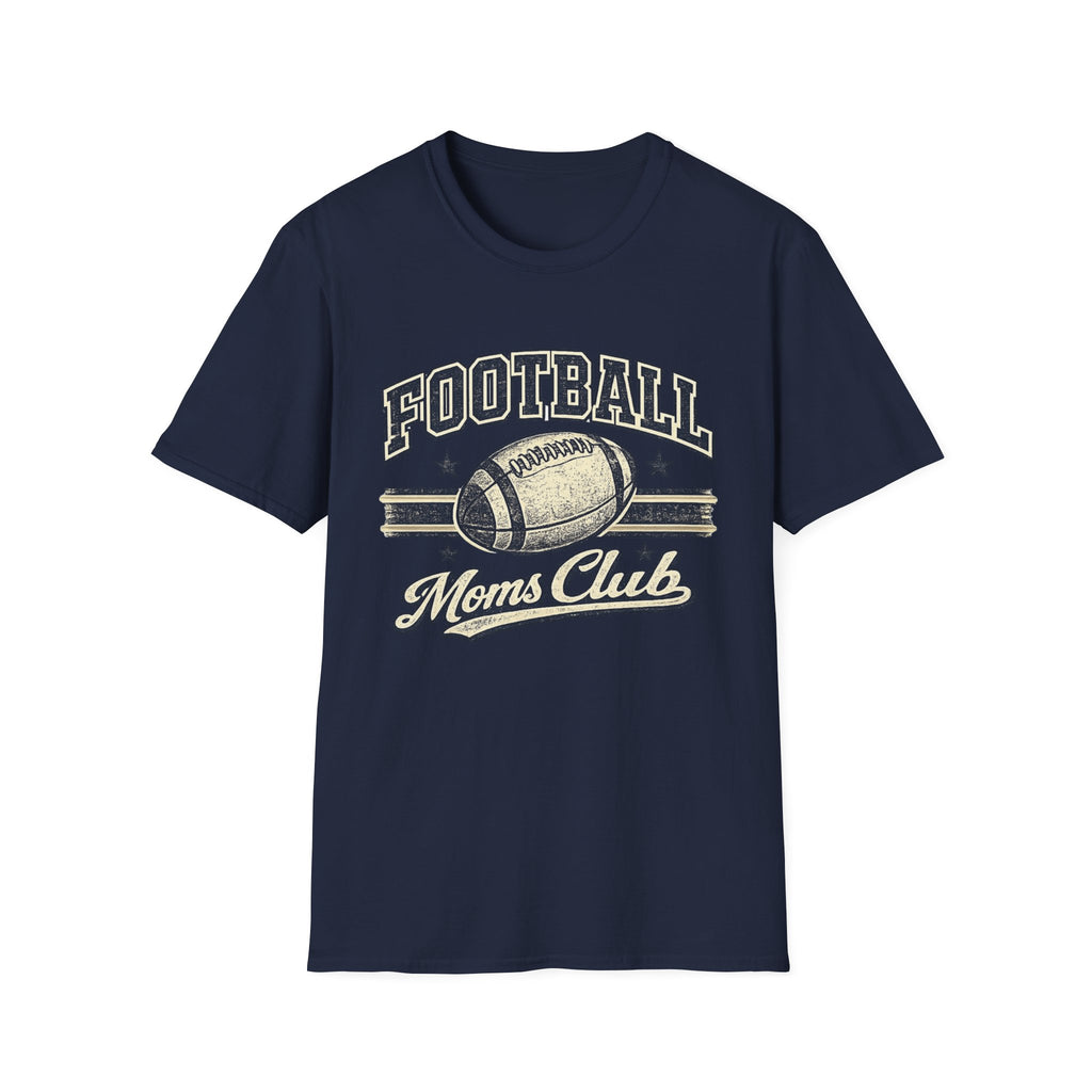 Football Moms Club— Vintage Football Tee