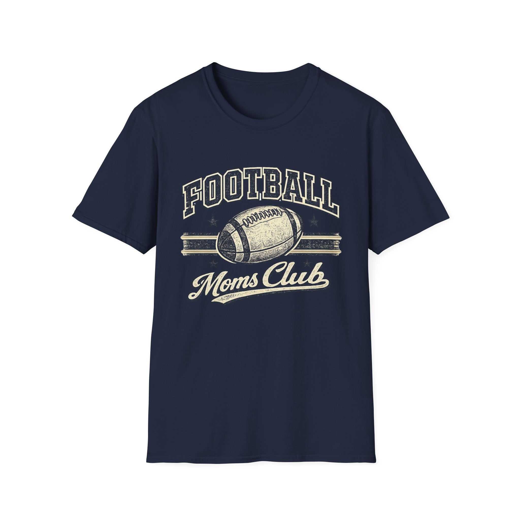 Football Moms Club— Vintage Football Tee