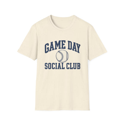 Game Day Social Club Baseball T-Shirt