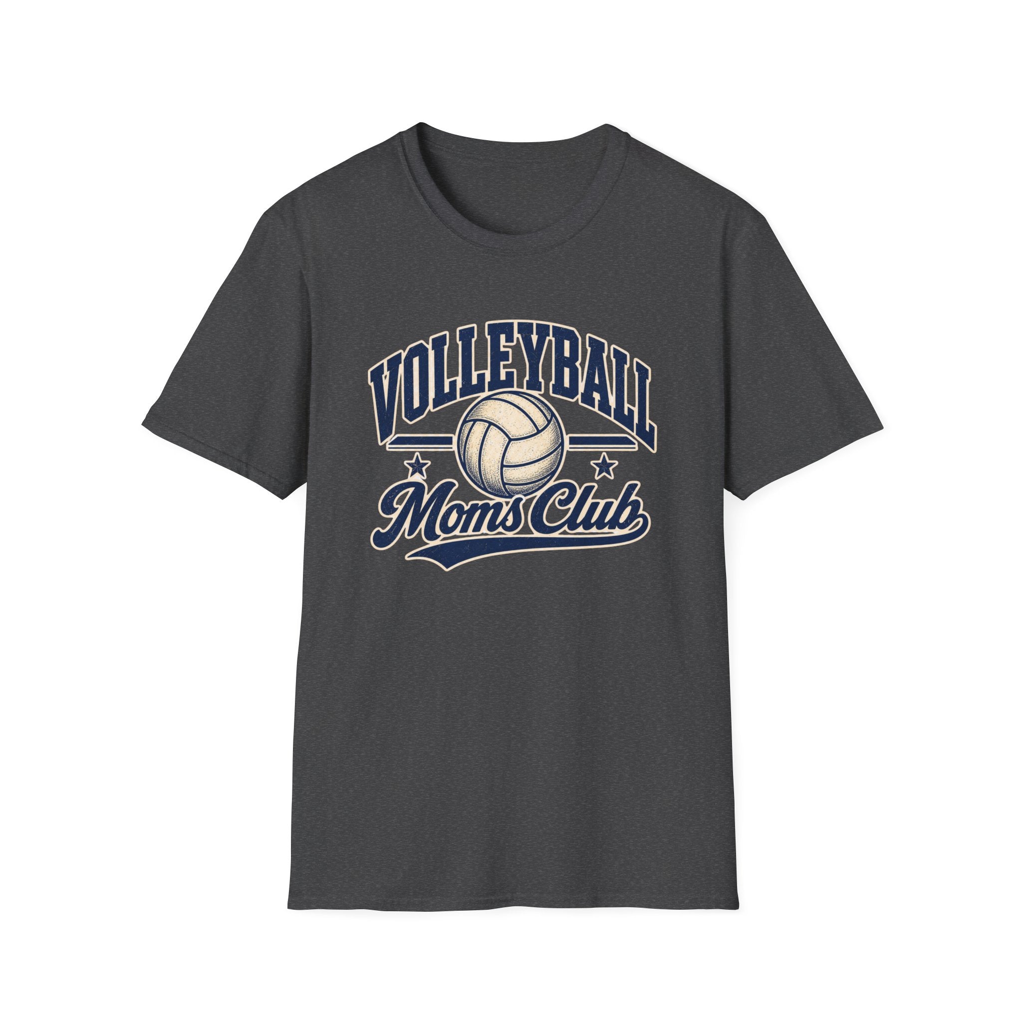Volleyball Moms Club -  Vintage Mom Tee