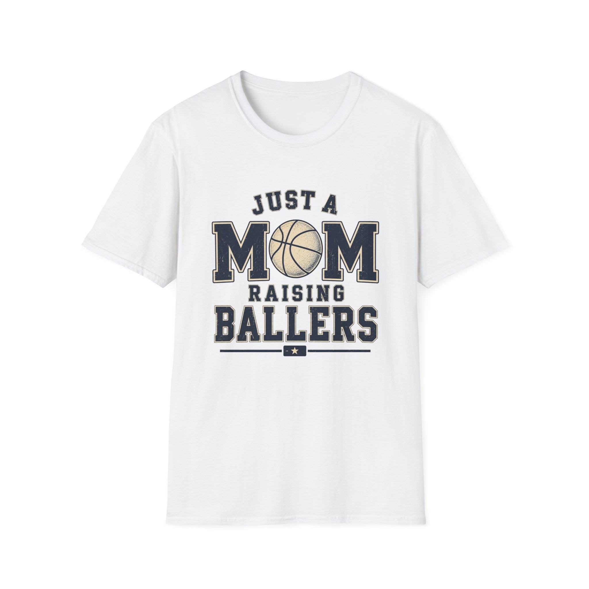 Mom Raising Ballers - Vintage Mom Tee