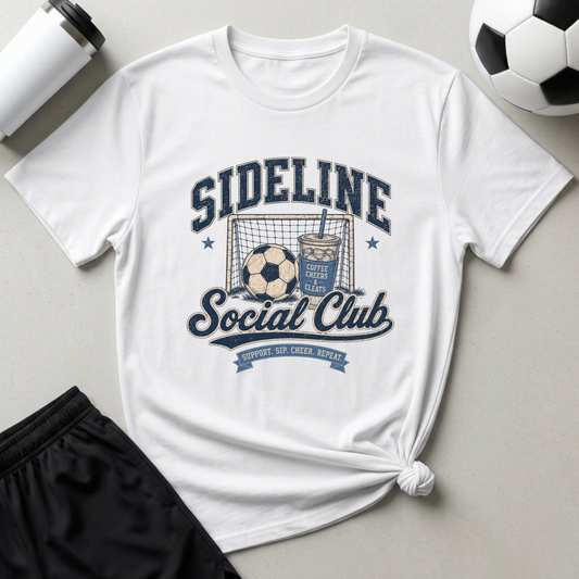 Sideline Social Club Soccer T-Shirt