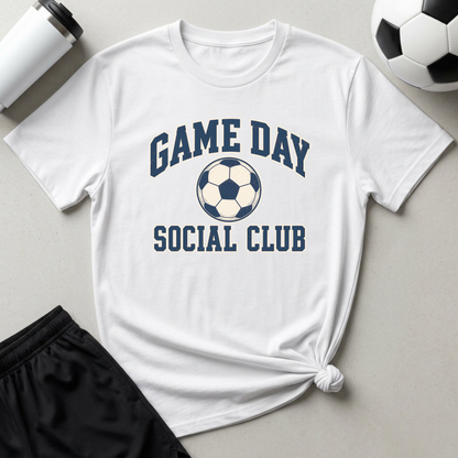 Game Day Social Club Soccer T-Shirt