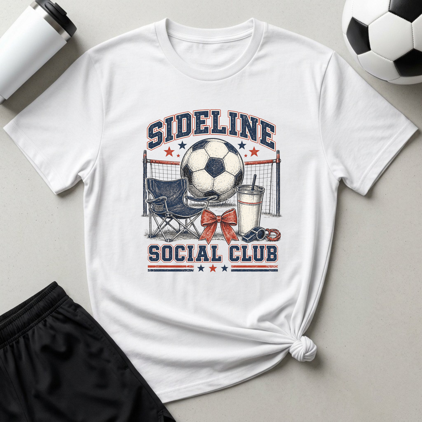 Sideline Social Club Soccer T-Shirt