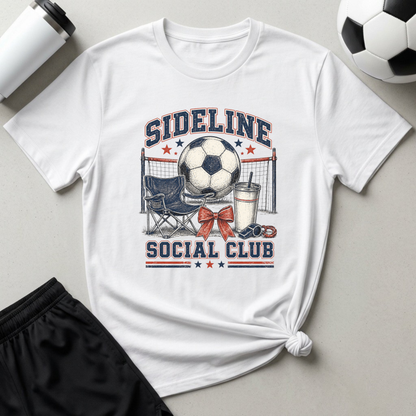 Sideline Social Club Soccer T-Shirt