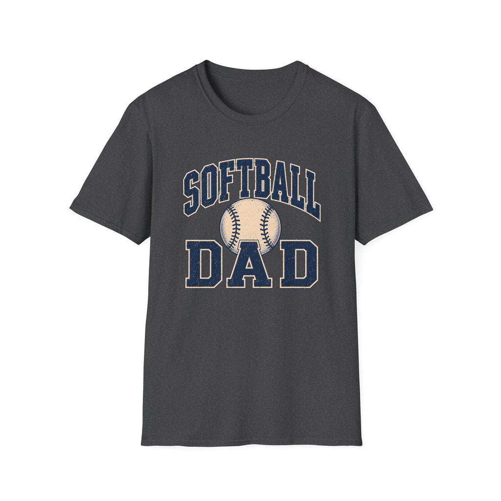 Softball Dad - Vintage Dad Tee