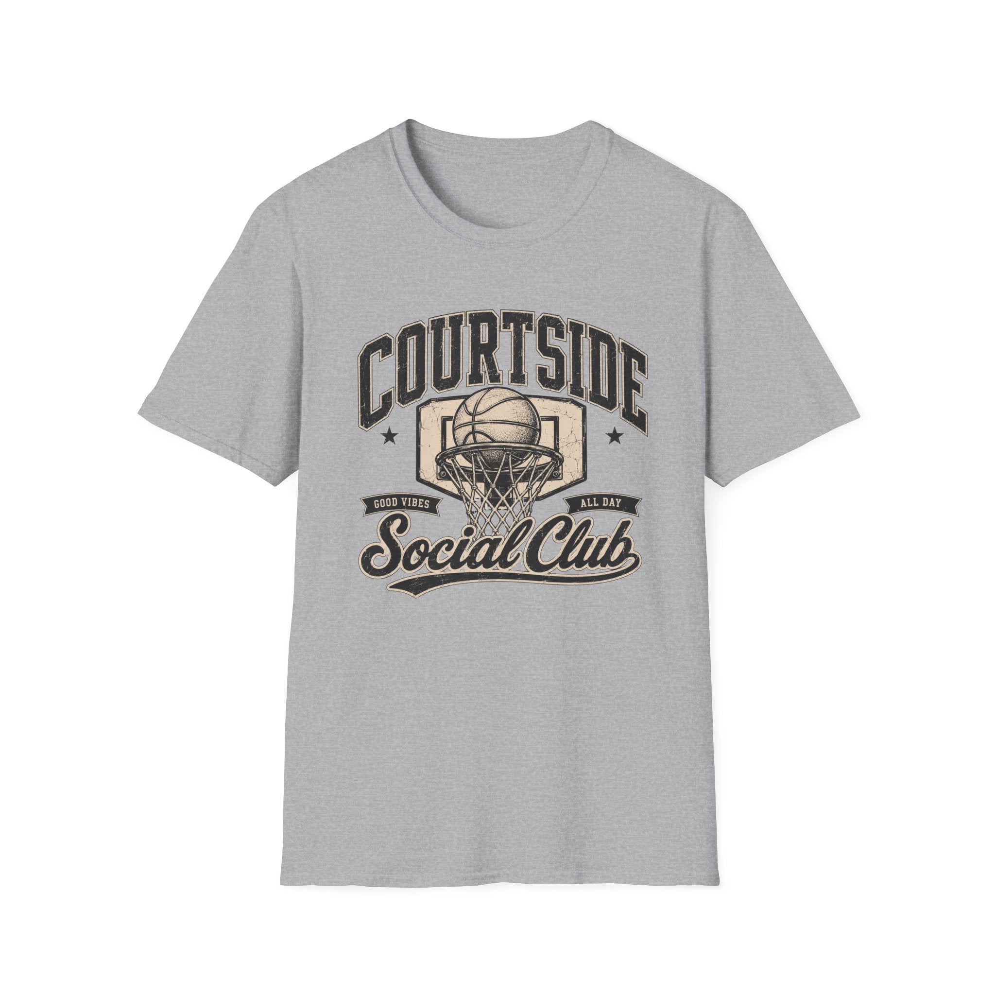 Courtside Social Club -  Vintage Basketball Tee