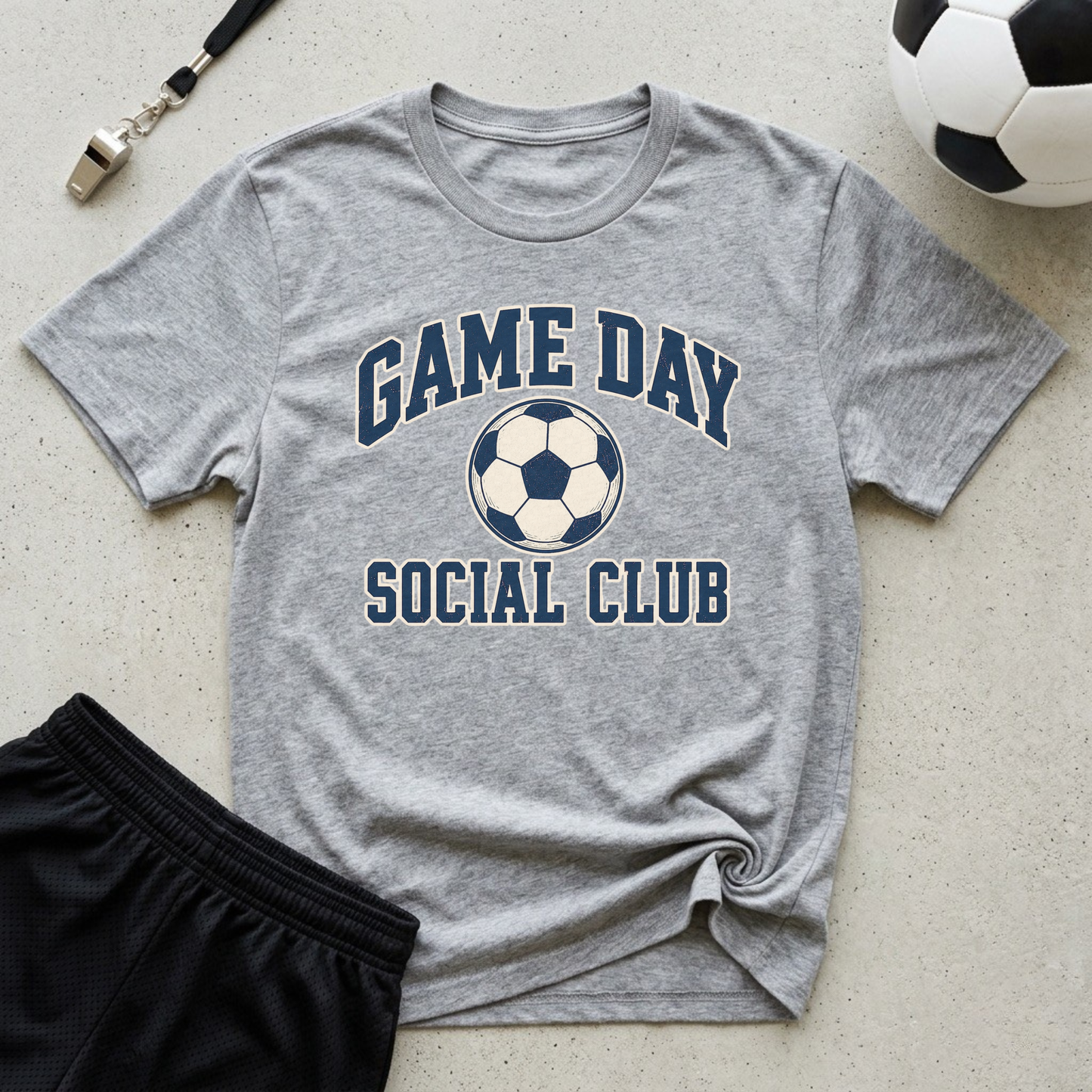 Game Day Social Club Soccer T-Shirt