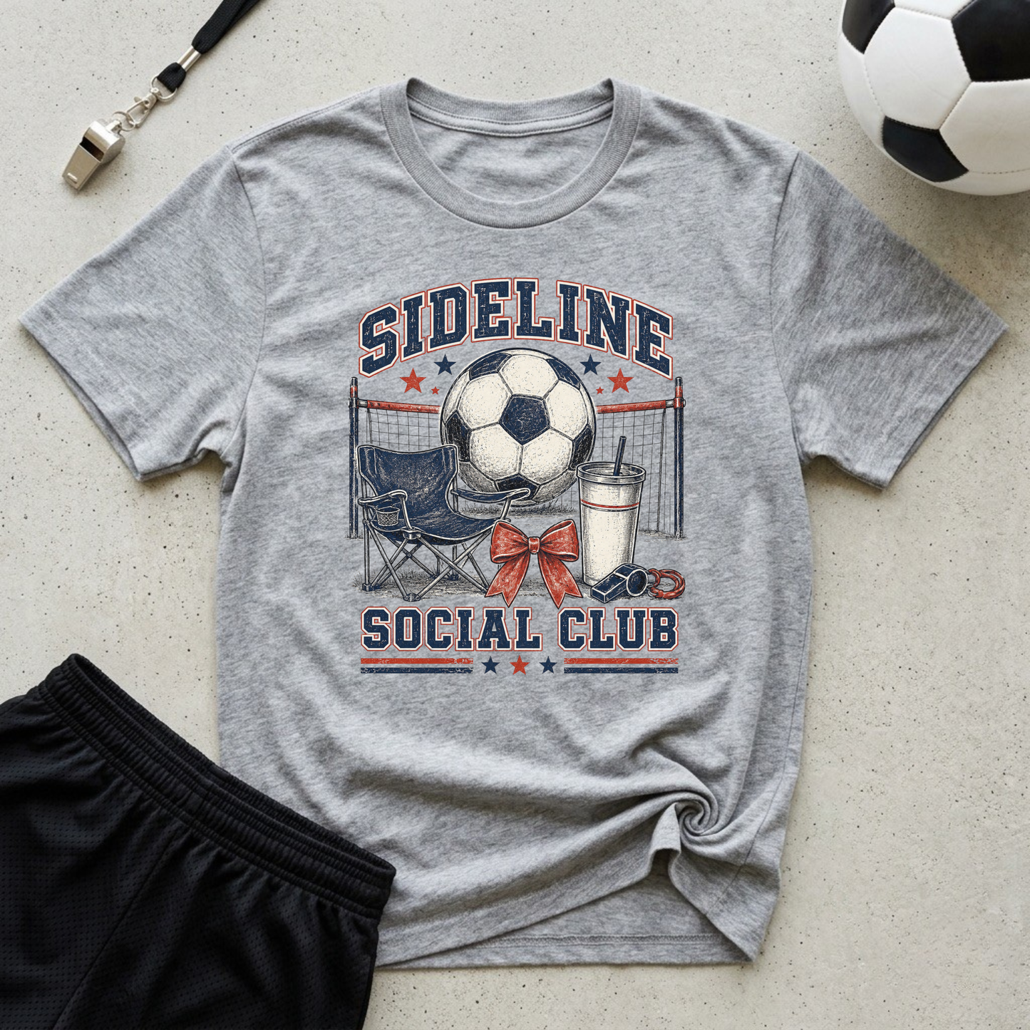 Sideline Social Club Soccer T-Shirt