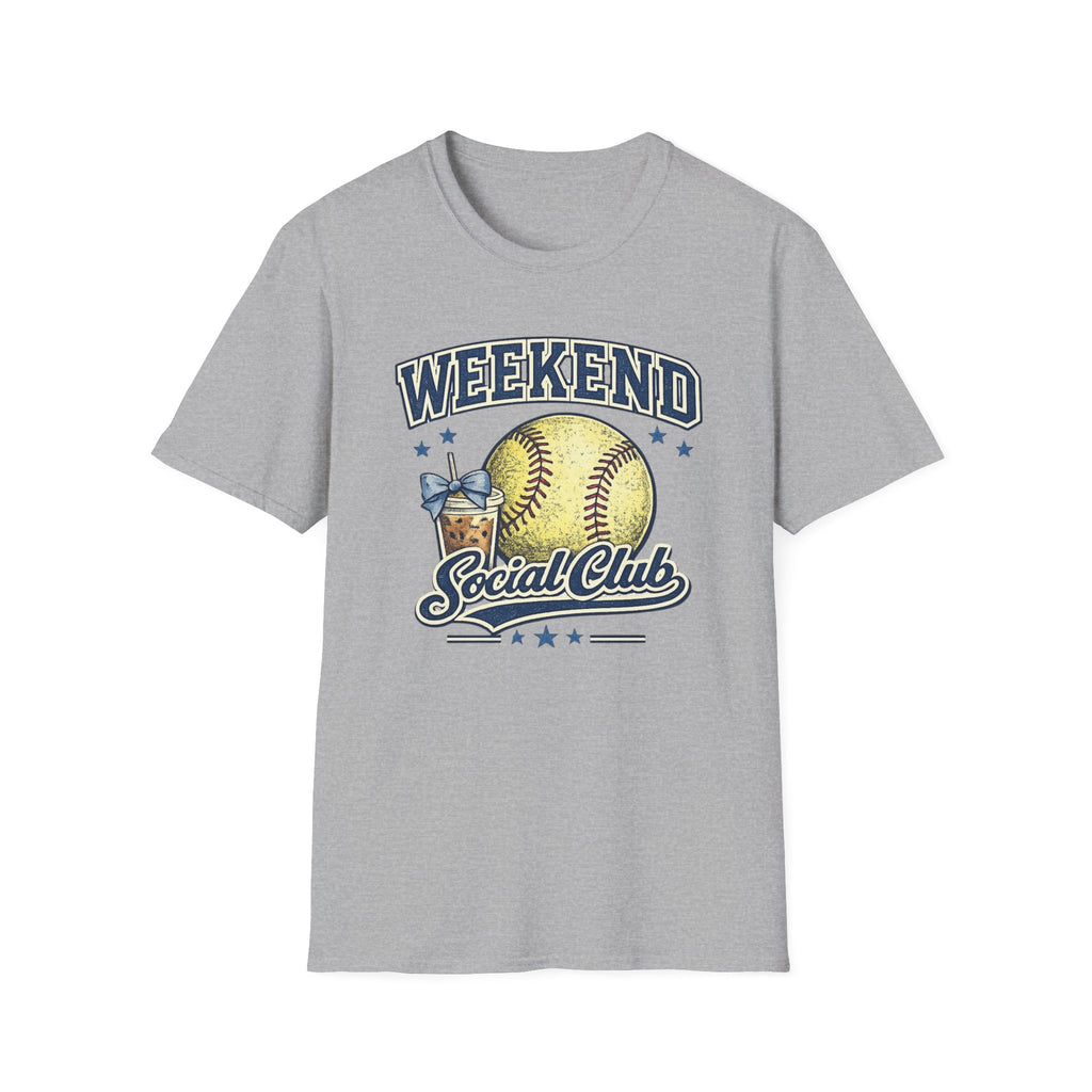 Weekend Social Club -Vintage Softball Tee
